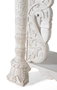 GINER Y COLOMER Console en bois de manguier blanc vieilli